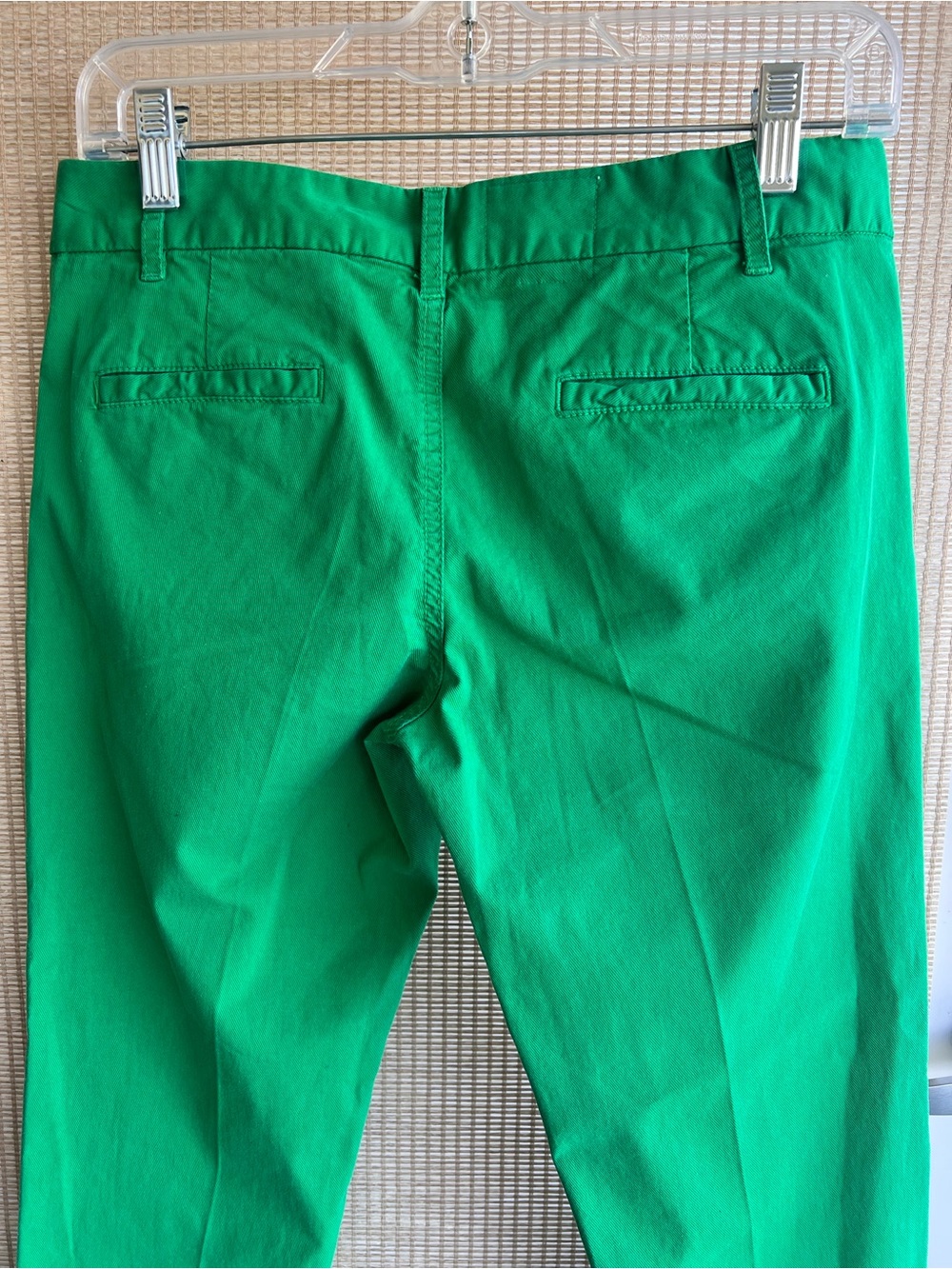 Nili Lotan Emerald Green High-Waist Cropped Pants Size 0 - Picture 7 of 17